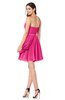 ColsBM Noelle Fandango Pink Elegant A-line Strapless Sleeveless Zip up Sequin Plus Size Bridesmaid Dresses