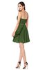 ColsBM Noelle Garden Green Elegant A-line Strapless Sleeveless Zip up Sequin Plus Size Bridesmaid Dresses