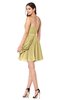 ColsBM Noelle Gold Elegant A-line Strapless Sleeveless Zip up Sequin Plus Size Bridesmaid Dresses