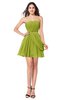 ColsBM Noelle Green Oasis Elegant A-line Strapless Sleeveless Zip up Sequin Plus Size Bridesmaid Dresses