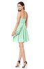 ColsBM Noelle Honeydew Elegant A-line Strapless Sleeveless Zip up Sequin Plus Size Bridesmaid Dresses