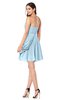 ColsBM Noelle Ice Blue Elegant A-line Strapless Sleeveless Zip up Sequin Plus Size Bridesmaid Dresses