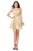ColsBM Noelle Marzipan Elegant A-line Strapless Sleeveless Zip up Sequin Plus Size Bridesmaid Dresses