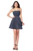 ColsBM Noelle Nightshadow Blue Elegant A-line Strapless Sleeveless Zip up Sequin Plus Size Bridesmaid Dresses
