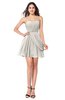 ColsBM Noelle Off White Elegant A-line Strapless Sleeveless Zip up Sequin Plus Size Bridesmaid Dresses