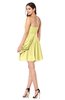 ColsBM Noelle Pastel Yellow Elegant A-line Strapless Sleeveless Zip up Sequin Plus Size Bridesmaid Dresses