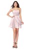 ColsBM Noelle Petal Pink Elegant A-line Strapless Sleeveless Zip up Sequin Plus Size Bridesmaid Dresses