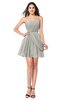 ColsBM Noelle Platinum Elegant A-line Strapless Sleeveless Zip up Sequin Plus Size Bridesmaid Dresses