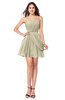 ColsBM Noelle Putty Elegant A-line Strapless Sleeveless Zip up Sequin Plus Size Bridesmaid Dresses
