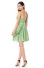 ColsBM Noelle Sage Green Elegant A-line Strapless Sleeveless Zip up Sequin Plus Size Bridesmaid Dresses