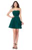 ColsBM Noelle Shaded Spruce Elegant A-line Strapless Sleeveless Zip up Sequin Plus Size Bridesmaid Dresses