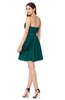 ColsBM Noelle Shaded Spruce Elegant A-line Strapless Sleeveless Zip up Sequin Plus Size Bridesmaid Dresses