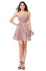 ColsBM Noelle Silver Pink Elegant A-line Strapless Sleeveless Zip up Sequin Plus Size Bridesmaid Dresses