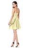 ColsBM Noelle Soft Yellow Elegant A-line Strapless Sleeveless Zip up Sequin Plus Size Bridesmaid Dresses