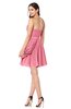 ColsBM Noelle Watermelon Elegant A-line Strapless Sleeveless Zip up Sequin Plus Size Bridesmaid Dresses