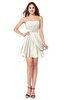 ColsBM Noelle Whisper White Elegant A-line Strapless Sleeveless Zip up Sequin Plus Size Bridesmaid Dresses