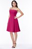 ColsBM Kayleigh Beetroot Purple Modern A-line Strapless Sleeveless Appliques Plus Size Bridesmaid Dresses