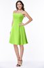 ColsBM Kayleigh Bright Green Modern A-line Strapless Sleeveless Appliques Plus Size Bridesmaid Dresses