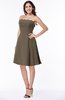 ColsBM Kayleigh Carafe Brown Modern A-line Strapless Sleeveless Appliques Plus Size Bridesmaid Dresses