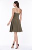 ColsBM Kayleigh Carafe Brown Modern A-line Strapless Sleeveless Appliques Plus Size Bridesmaid Dresses