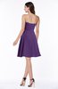 ColsBM Kayleigh Dark Purple Modern A-line Strapless Sleeveless Appliques Plus Size Bridesmaid Dresses