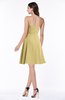 ColsBM Kayleigh Gold Modern A-line Strapless Sleeveless Appliques Plus Size Bridesmaid Dresses