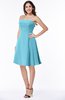 ColsBM Kayleigh Light Blue Modern A-line Strapless Sleeveless Appliques Plus Size Bridesmaid Dresses