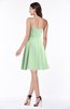 ColsBM Kayleigh Light Green Modern A-line Strapless Sleeveless Appliques Plus Size Bridesmaid Dresses