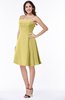ColsBM Kayleigh Misted Yellow Modern A-line Strapless Sleeveless Appliques Plus Size Bridesmaid Dresses
