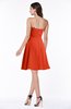 ColsBM Kayleigh Persimmon Modern A-line Strapless Sleeveless Appliques Plus Size Bridesmaid Dresses