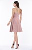 ColsBM Kayleigh Silver Pink Modern A-line Strapless Sleeveless Appliques Plus Size Bridesmaid Dresses