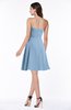 ColsBM Kayleigh Sky Blue Modern A-line Strapless Sleeveless Appliques Plus Size Bridesmaid Dresses
