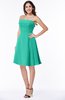 ColsBM Kayleigh Viridian Green Modern A-line Strapless Sleeveless Appliques Plus Size Bridesmaid Dresses