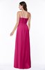 ColsBM Kaitlyn Beetroot Purple Cinderella A-line Sleeveless Chiffon Floor Length Ruching Plus Size Bridesmaid Dresses
