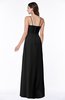 ColsBM Kaitlyn Black Cinderella A-line Sleeveless Chiffon Floor Length Ruching Plus Size Bridesmaid Dresses