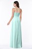 ColsBM Kaitlyn Blue Glass Cinderella A-line Sleeveless Chiffon Floor Length Ruching Plus Size Bridesmaid Dresses
