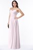 ColsBM Kaitlyn Blush Cinderella A-line Sleeveless Chiffon Floor Length Ruching Plus Size Bridesmaid Dresses
