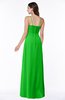 ColsBM Kaitlyn Classic Green Cinderella A-line Sleeveless Chiffon Floor Length Ruching Plus Size Bridesmaid Dresses
