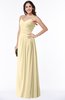 ColsBM Kaitlyn Cornhusk Cinderella A-line Sleeveless Chiffon Floor Length Ruching Plus Size Bridesmaid Dresses