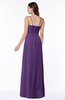 ColsBM Kaitlyn Dark Purple Cinderella A-line Sleeveless Chiffon Floor Length Ruching Plus Size Bridesmaid Dresses