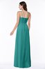 ColsBM Kaitlyn Emerald Green Cinderella A-line Sleeveless Chiffon Floor Length Ruching Plus Size Bridesmaid Dresses