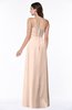 ColsBM Kaitlyn Fresh Salmon Cinderella A-line Sleeveless Chiffon Floor Length Ruching Plus Size Bridesmaid Dresses