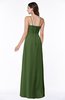 ColsBM Kaitlyn Garden Green Cinderella A-line Sleeveless Chiffon Floor Length Ruching Plus Size Bridesmaid Dresses