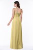 ColsBM Kaitlyn Gold Cinderella A-line Sleeveless Chiffon Floor Length Ruching Plus Size Bridesmaid Dresses
