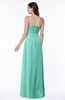 ColsBM Kaitlyn Mint Green Cinderella A-line Sleeveless Chiffon Floor Length Ruching Plus Size Bridesmaid Dresses