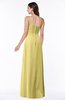 ColsBM Kaitlyn Misted Yellow Cinderella A-line Sleeveless Chiffon Floor Length Ruching Plus Size Bridesmaid Dresses