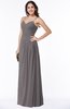 ColsBM Kaitlyn Ridge Grey Cinderella A-line Sleeveless Chiffon Floor Length Ruching Plus Size Bridesmaid Dresses