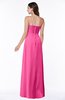 ColsBM Kaitlyn Rose Pink Cinderella A-line Sleeveless Chiffon Floor Length Ruching Plus Size Bridesmaid Dresses