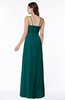 ColsBM Kaitlyn Shaded Spruce Cinderella A-line Sleeveless Chiffon Floor Length Ruching Plus Size Bridesmaid Dresses
