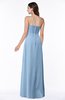 ColsBM Kaitlyn Sky Blue Cinderella A-line Sleeveless Chiffon Floor Length Ruching Plus Size Bridesmaid Dresses